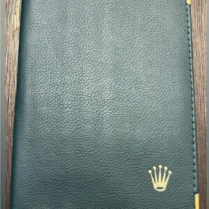 Rolex Luxury Green Passport /Wallet